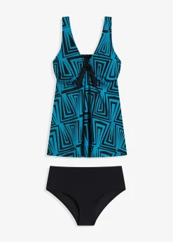 Femme bonprix Tankinis|Tankini long (ens. 2 pces) à larges bretelles