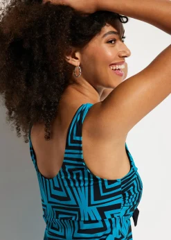 Femme bonprix Tankinis|Tankini long (ens. 2 pces) à larges bretelles