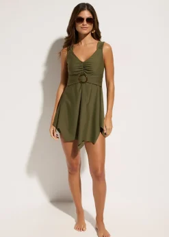 Femme bonprix Tankinis|Tankini long (ens. 2 pces) à larges bretelles