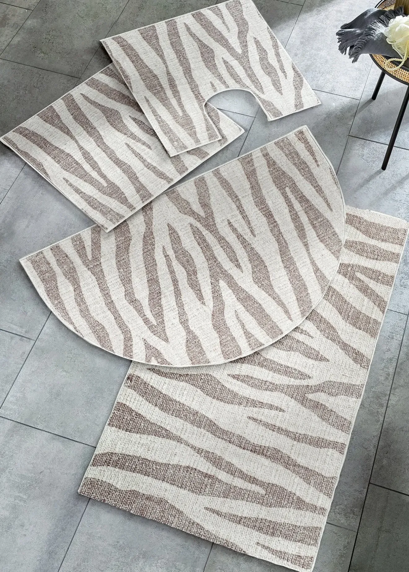 bonprix Salle De Bain·Tapis De Bain|Tapis De Bain|Tapis de bain motif zèbre