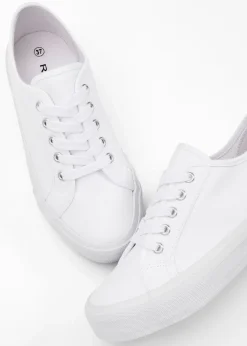 Femme bonprix Sneakers|Tennis en toile à plateforme