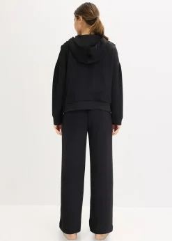 bonprix Tenue d’intérieur en matière néoprène avec veste raccourcie|Femme Homewear|Lingerie Nuit