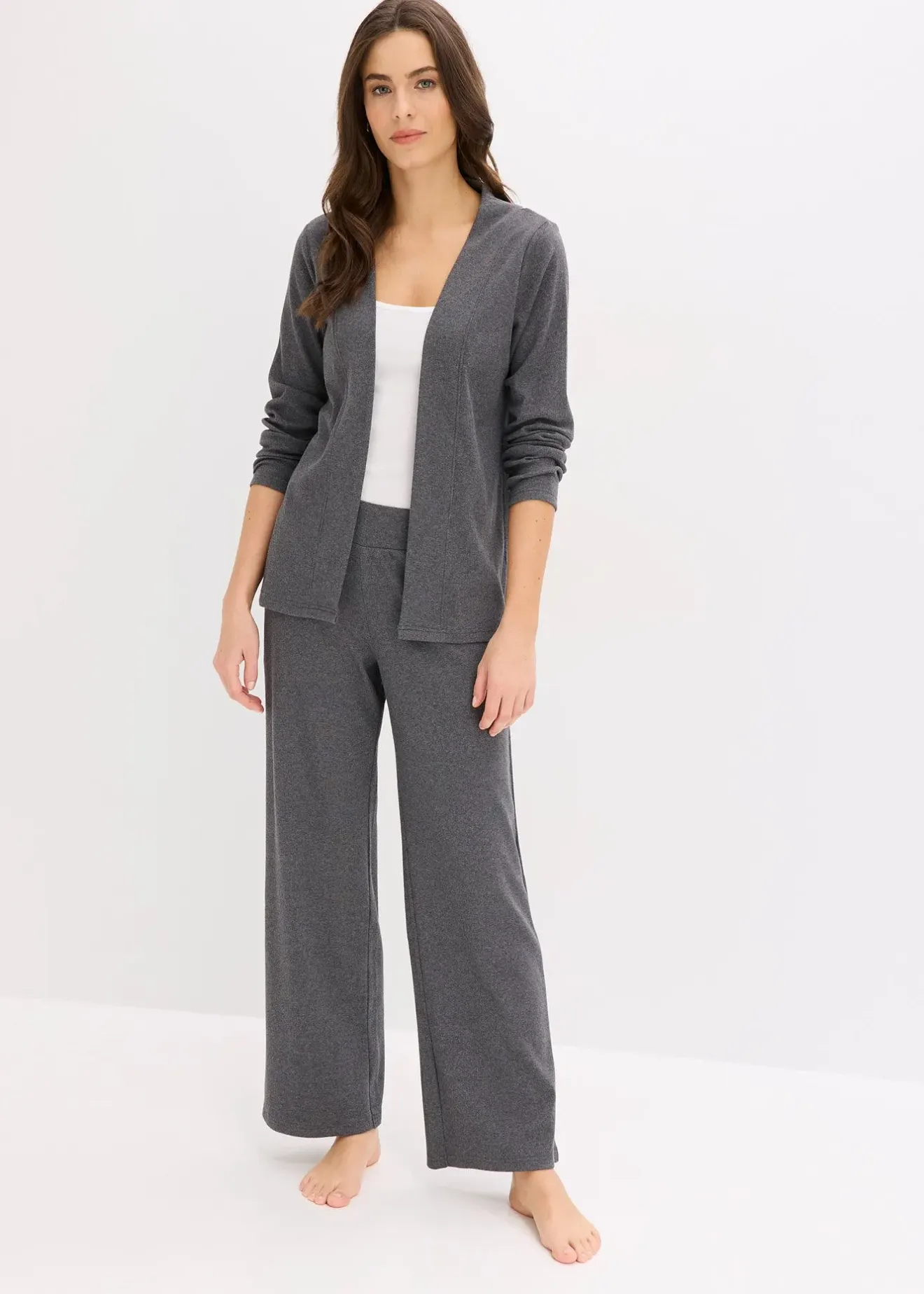 Femme bonprix Homewear|Lingerie Nuit|Tenue d’intérieur en matière côtelée