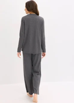 Femme bonprix Homewear|Lingerie Nuit|Tenue d’intérieur en matière côtelée