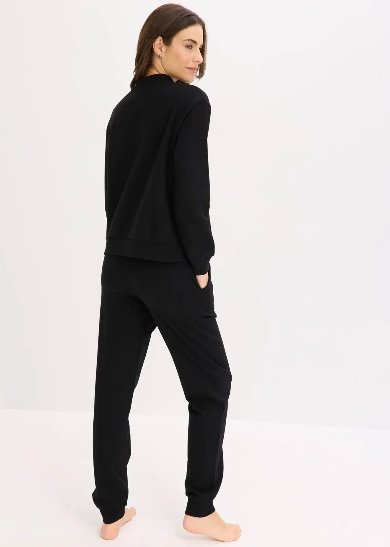 Femme bonprix Homewear|Lingerie Nuit|Tenue d’intérieur en sweat 100% coton