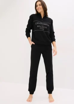 Femme bonprix Homewear|Lingerie Nuit|Tenue d’intérieur en sweat 100% coton