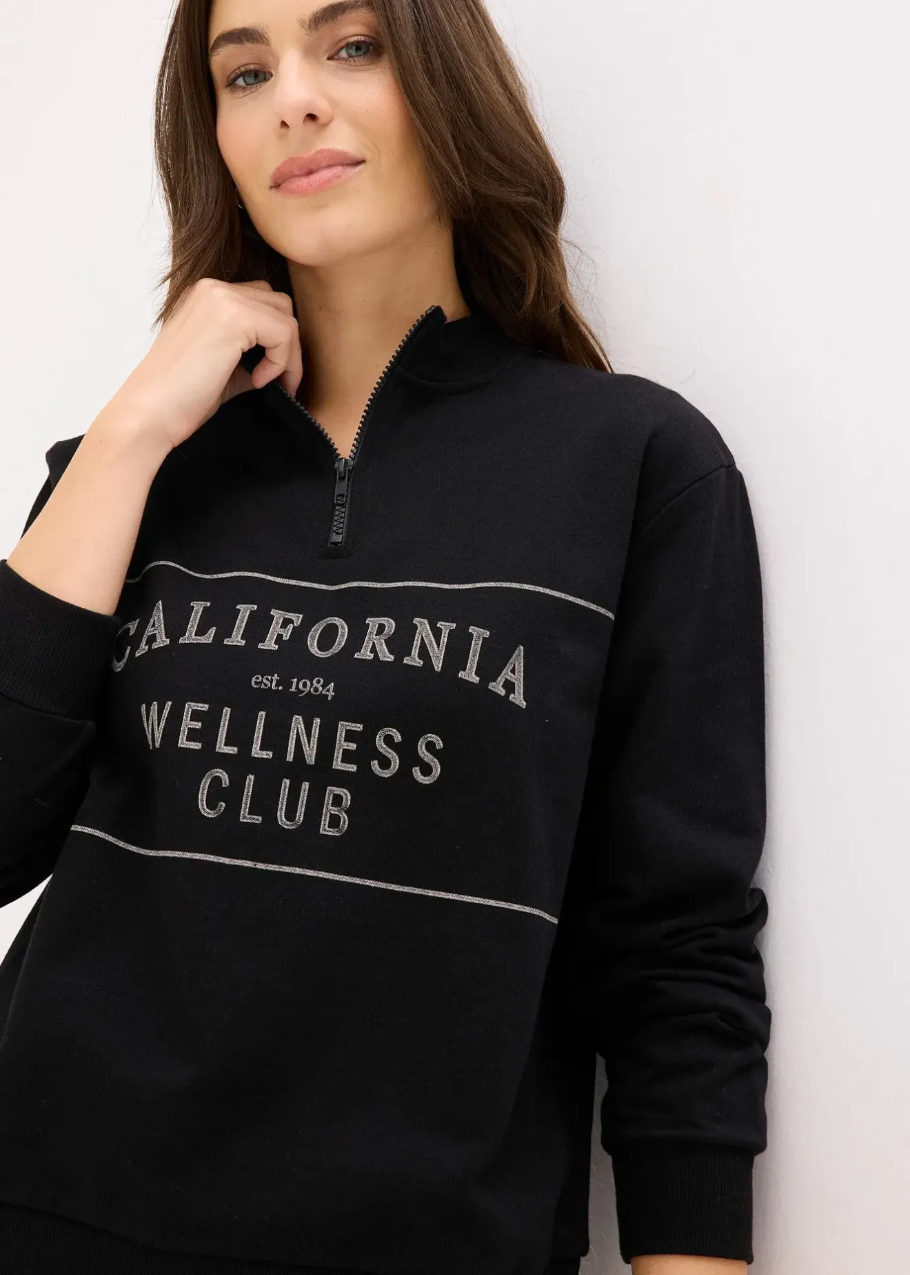 Femme bonprix Homewear|Lingerie Nuit|Tenue d’intérieur en sweat 100% coton