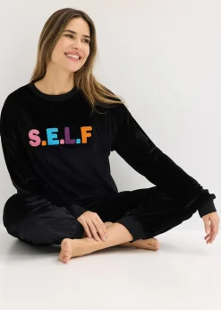 Femme bonprix Homewear|Lingerie Nuit|Tenue d’intérieur en velours