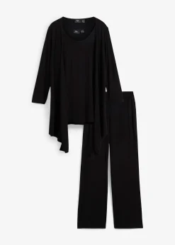 Femme bonprix Homewear|Homewear|Tenue d’intérieur (ens. 3 pces) en viscose majoritaire