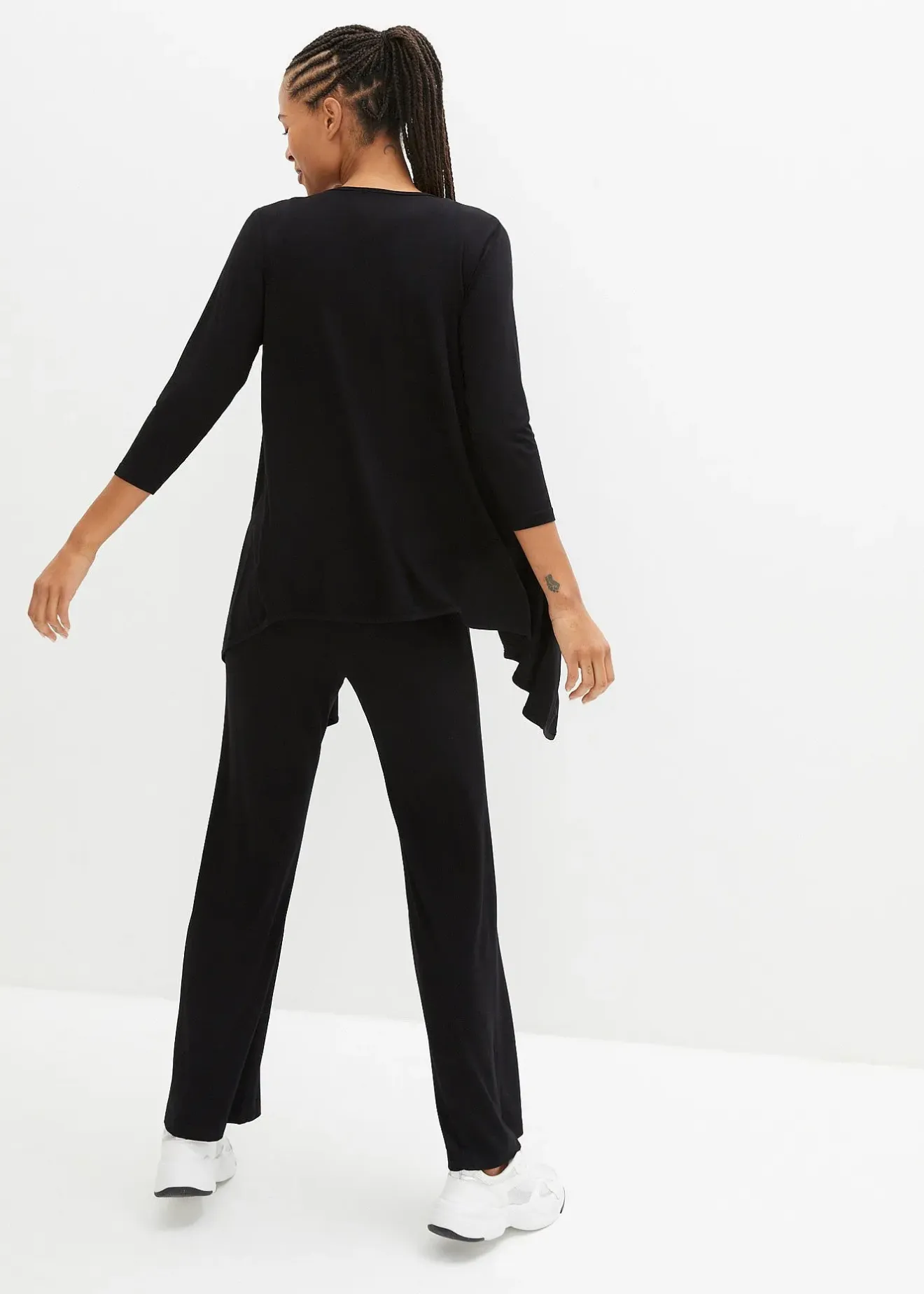 Femme bonprix Homewear|Homewear|Tenue d’intérieur (ens. 3 pces) en viscose majoritaire