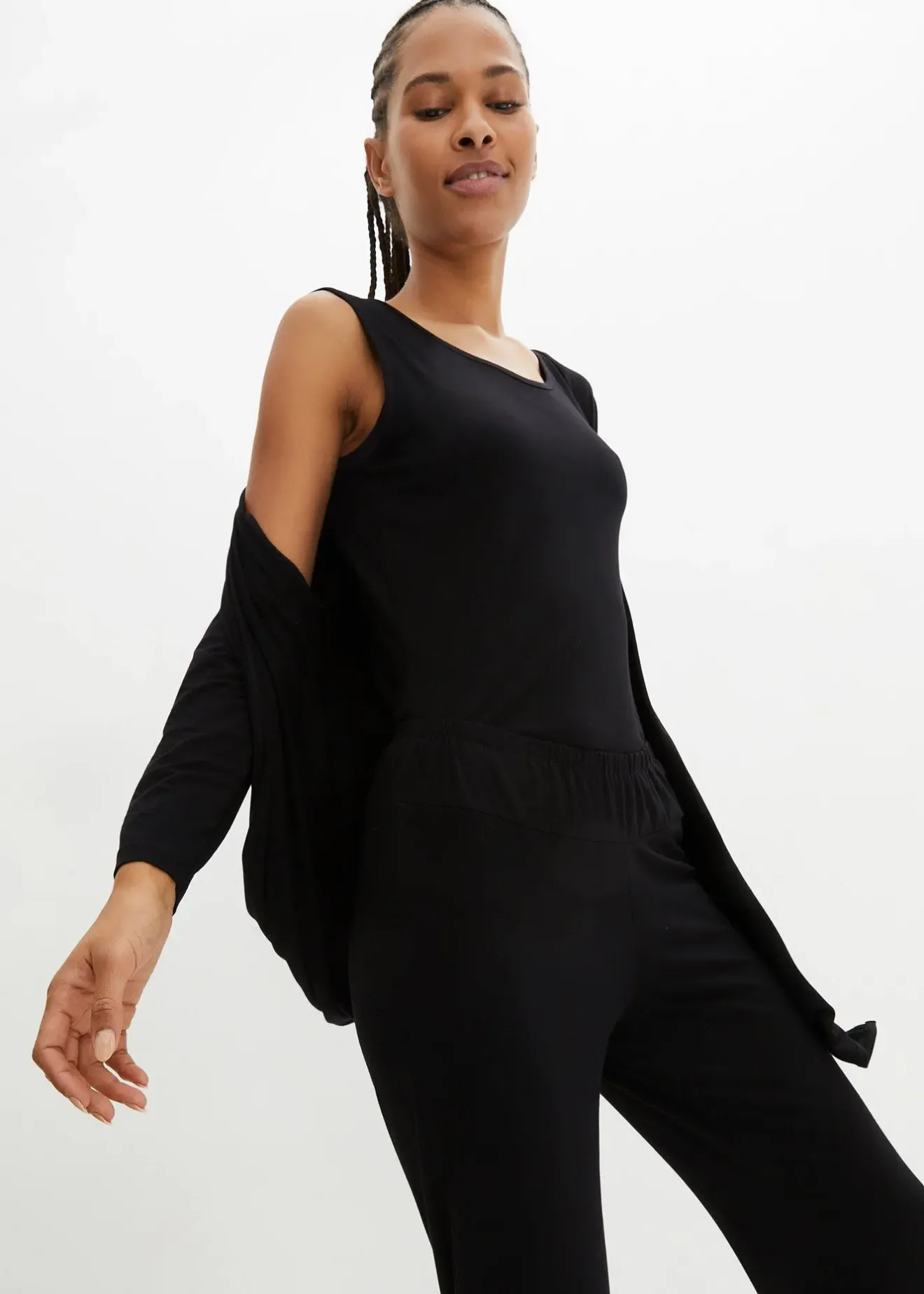 Femme bonprix Homewear|Homewear|Tenue d’intérieur (ens. 3 pces) en viscose majoritaire