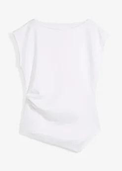 Femme bonprix T-Shirts & Tops|Top à base asymétrique en matière néoprène confortable