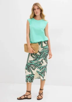 Femme bonprix T-Shirts & Tops|Top à base élastiquée