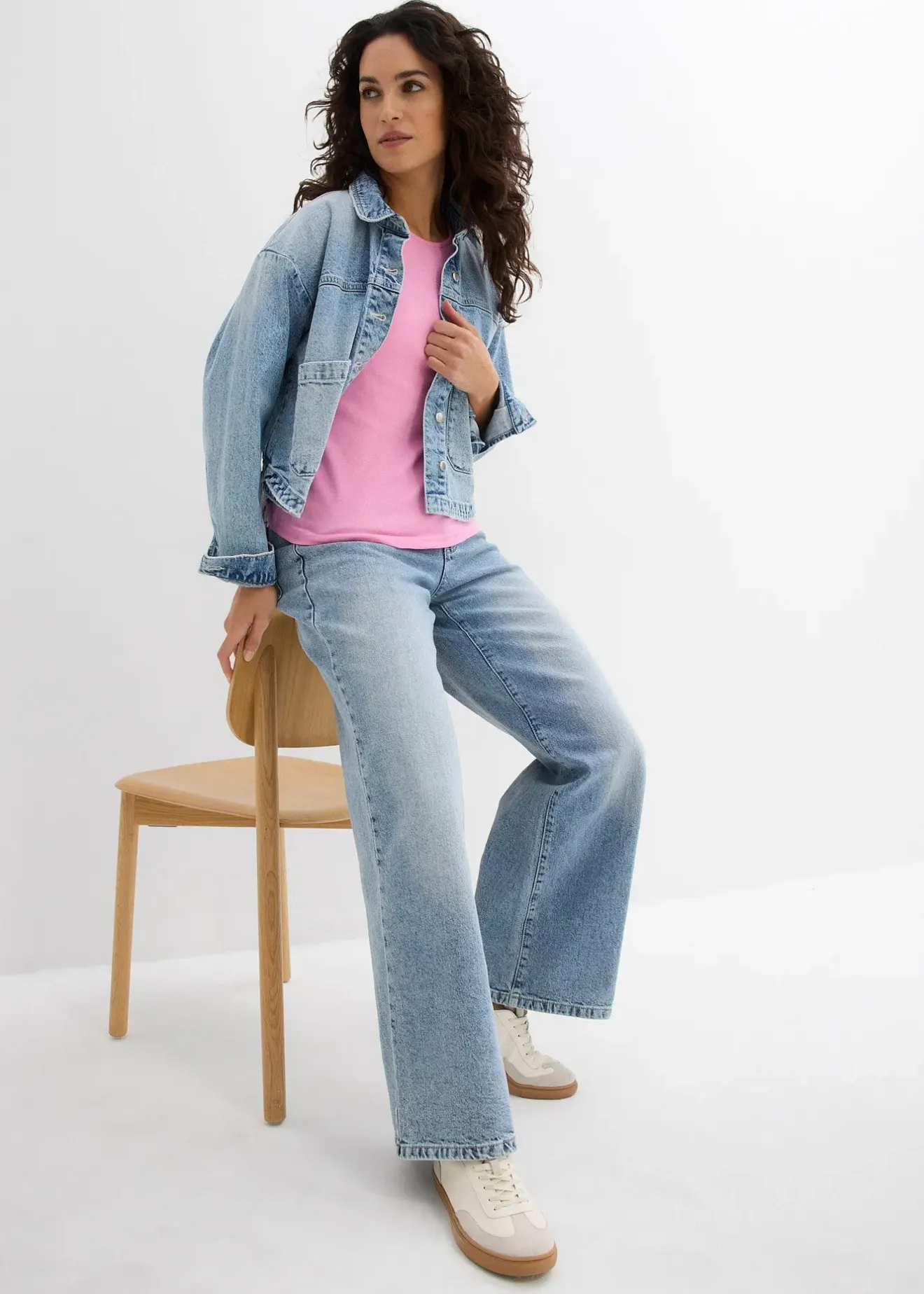 bonprix Top 100% coton|Femme Tricots De Peau|Basiques