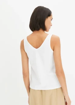 Femme bonprix Basiques|T-Shirts & Tops|Top 100% coton