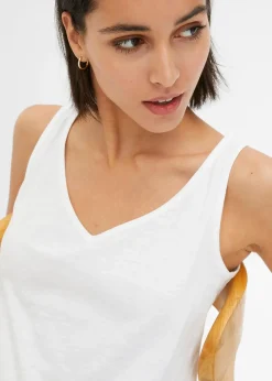 Femme bonprix Basiques|T-Shirts & Tops|Top 100% coton