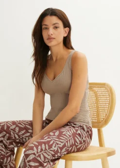 Femme bonprix Basiques|T-Shirts & Tops|Top à encolure cœur