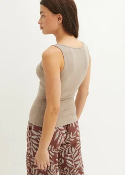 Femme bonprix Basiques|T-Shirts & Tops|Top à encolure cœur