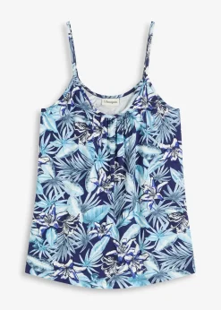 Femme bonprix T-Shirts & Tops|Top à fines bretelles en viscose extensible douce