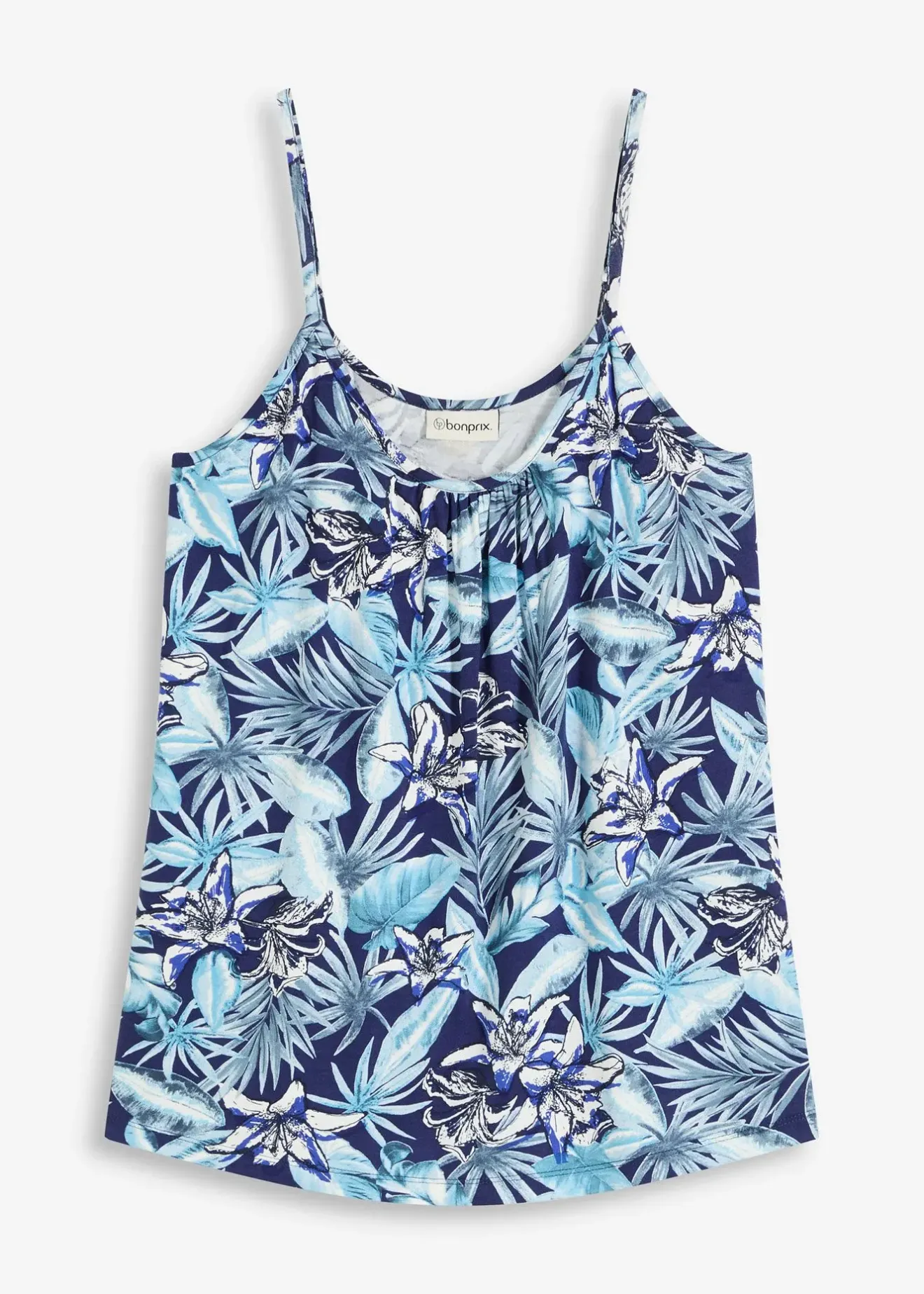 Femme bonprix T-Shirts & Tops|Top à fines bretelles en viscose extensible douce