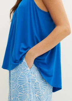 Femme bonprix T-Shirts & Tops|Top à fines bretelles en viscose fluide