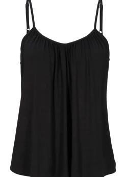 bonprix Top à fines bretelles en viscose fluide|Femme T-Shirts & Tops