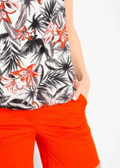 bonprix Top à fines bretelles en viscose extensible douce|Femme T-Shirts & Tops