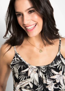 bonprix Top à fines bretelles en viscose extensible douce|Femme T-Shirts & Tops