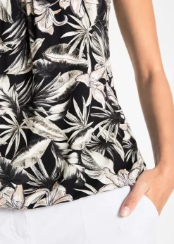 bonprix Top à fines bretelles en viscose extensible douce|Femme T-Shirts & Tops