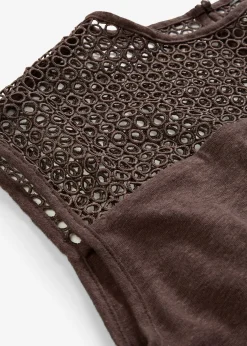 bonprix Top 100% lin|Femme Premium|T-Shirts & Tops