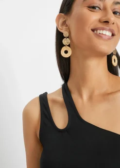 Femme bonprix T-Shirts & Tops|Top à épaule dénudée avec coton