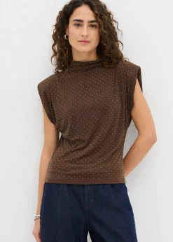 Femme bonprix T-Shirts & Tops|Top à strass