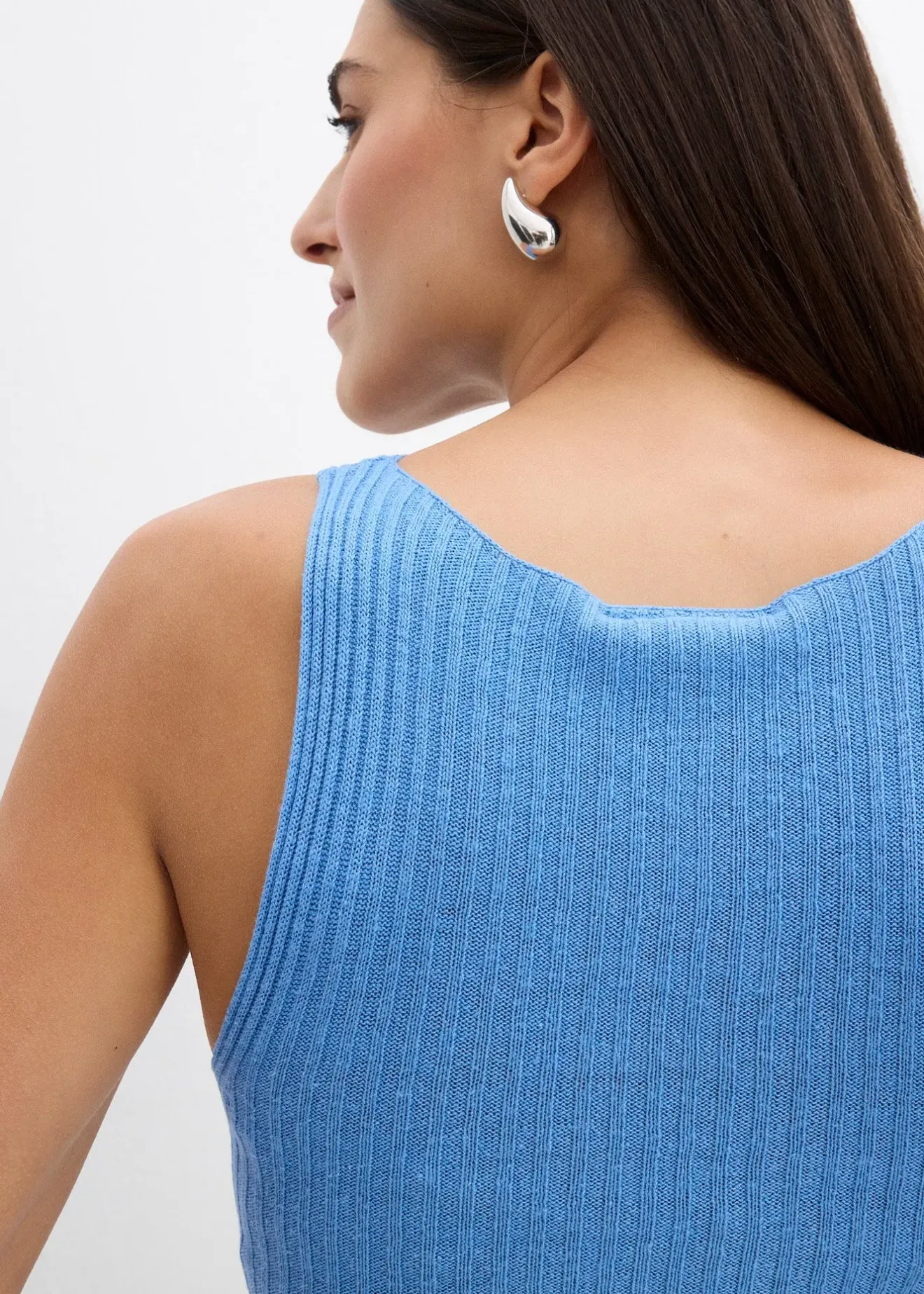 Femme bonprix Maille|T-Shirts & Tops|Top ajusté en maille de viscose mélangée