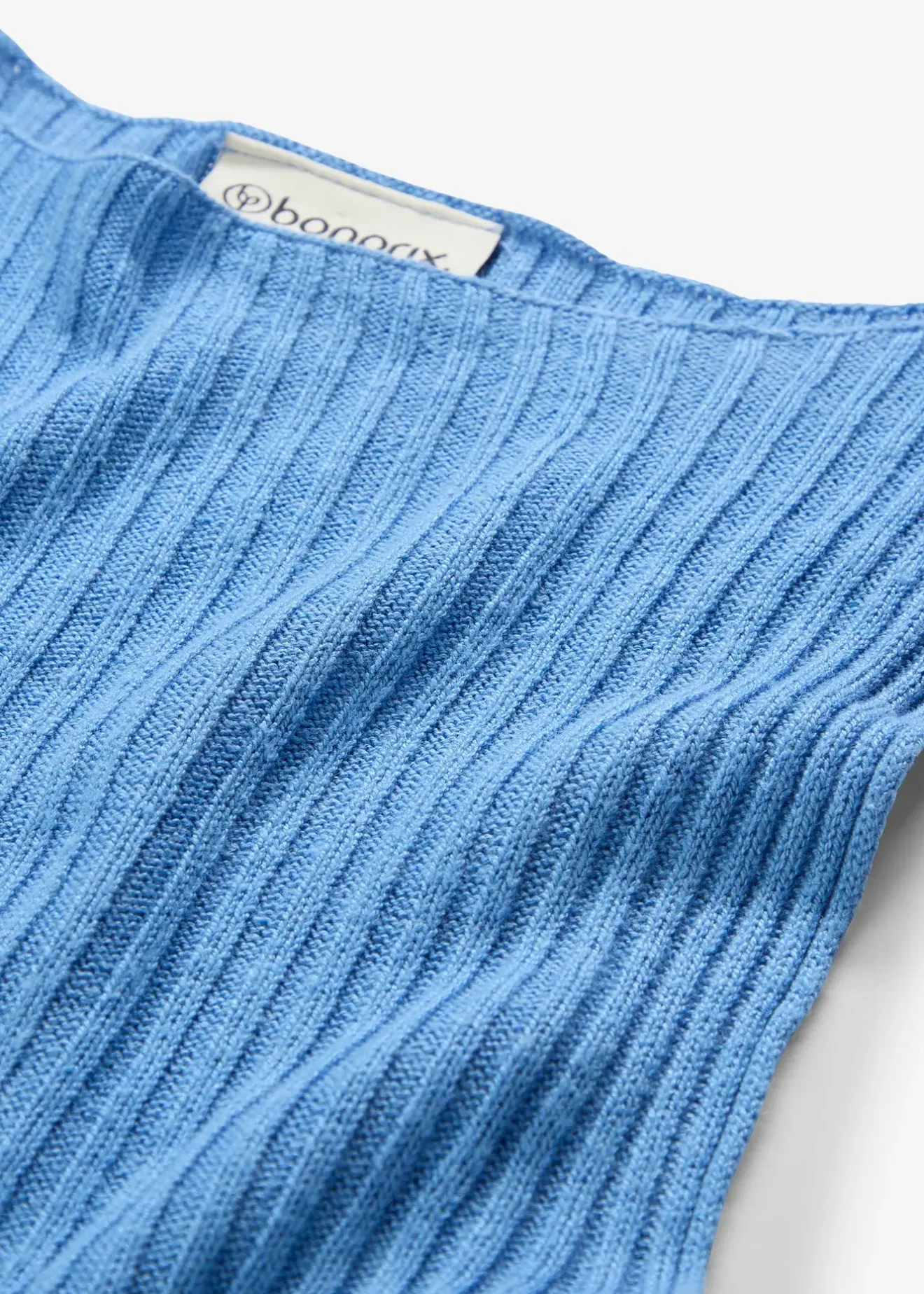 Femme bonprix Maille|T-Shirts & Tops|Top ajusté en maille de viscose mélangée