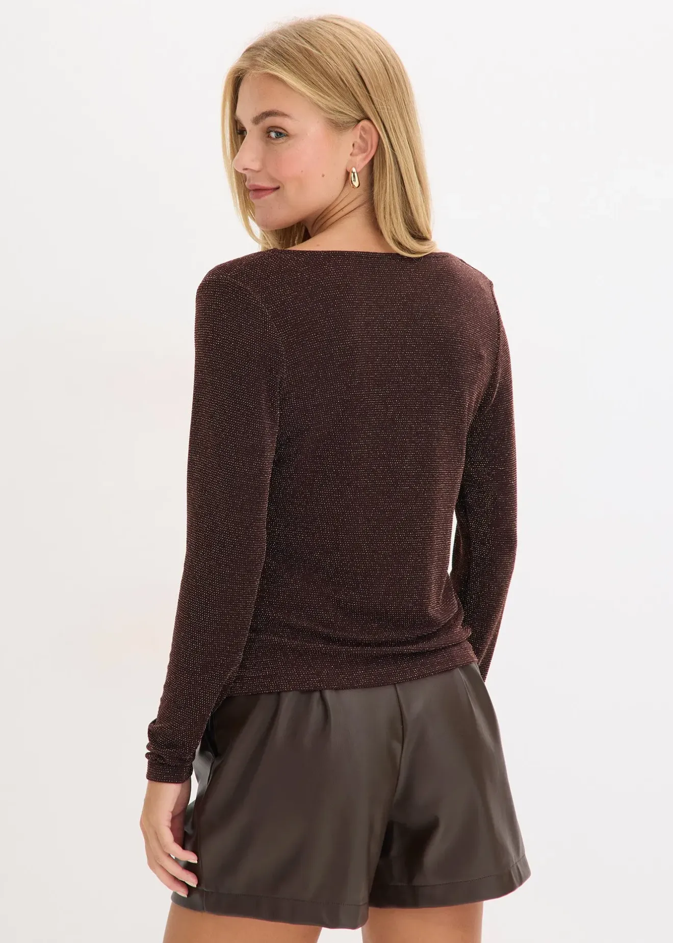 bonprix Top col bénitier|Femme T-Shirts & Tops