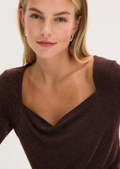 bonprix Top col bénitier|Femme T-Shirts & Tops