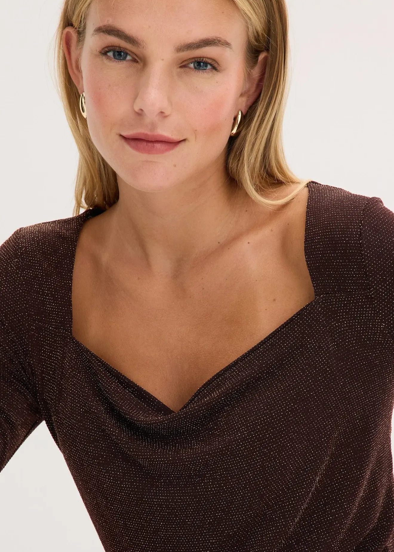 bonprix Top col bénitier|Femme T-Shirts & Tops