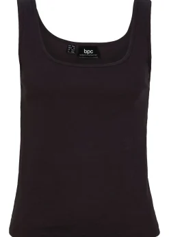 bonprix Top côtelé 100% coton|Femme Tricots De Peau|Basiques