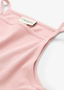 bonprix Top côtelé 100% coton|Femme T-Shirts & Tops