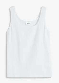 Femme bonprix Tricots De Peau|Basiques|Top côtelé 100% coton