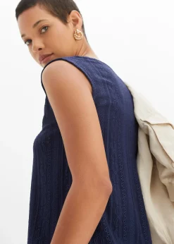 bonprix Top en broderie anglaise|Femme T-Shirts & Tops