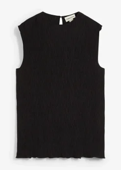 Femme bonprix T-Shirts & Tops|Top en crépon texturé