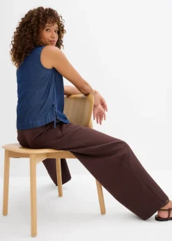 bonprix Top en jean de coton|Femme Chemisiers|T-Shirts & Tops