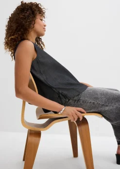 Femme bonprix Chemisiers|T-Shirts & Tops|Top en jean de coton