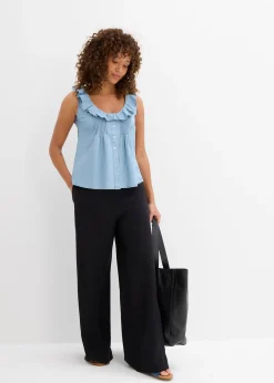 bonprix Top en jean de coton|Femme Chemisiers|T-Shirts & Tops