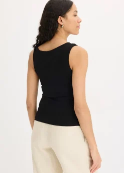 Femme bonprix T-Shirts & Tops|Top en jersey twisté