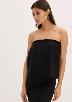 Femme bonprix Chemisiers|T-Shirts & Tops|Top en lin majoritaire