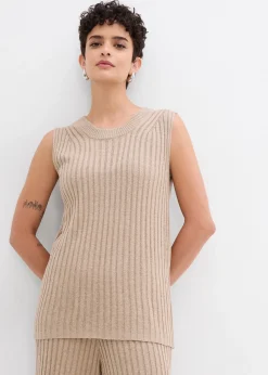 Femme bonprix Maille|Deux Pièces & Ensembles|Top en maille de viscose mélangée