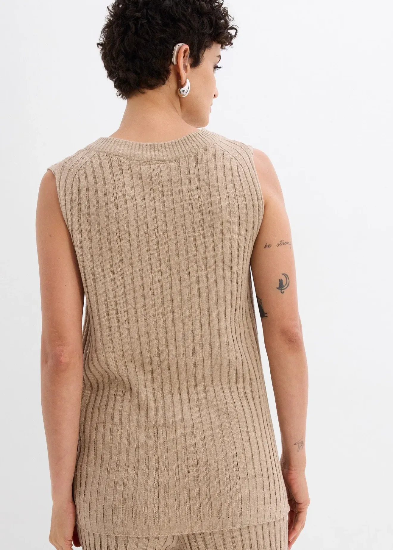 Femme bonprix Maille|Deux Pièces & Ensembles|Top en maille de viscose mélangée