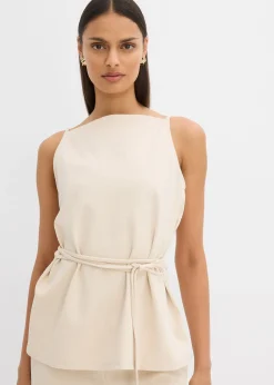 bonprix Top en maille piquée|Femme Deux Pièces & Ensembles|T-Shirts & Tops